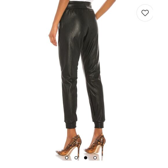 Commando Revolve Faux Leather Jogger Pants Size Medium 2327 - Picture 2 of 11